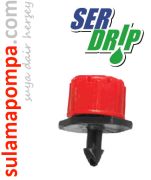 SERDRİP DEBİ AYARLI KIRMIZI DAMLATICI 0/70 LT
