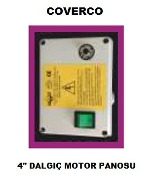 COVERCO-3Hp  220V  4'' Dalgıç Motor İçin Dalgıç Pompa Elektrik Panosu