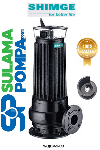 SHİMGE WQDAS50-10-4CB 5.5 HP 380V AÇIK FANLI DÖKÜM GÖVDELİ DALGIÇ POMPA