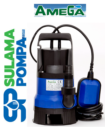 AMEGA TOP S 750 PLASTİK GÖVDELİ DRENAJ DALGIÇ POMPA
