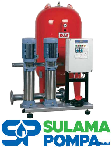 DAF DM2 4206 2x2.2KW  3.HP 380W  ÇİFT POMPALI HİDROFOR