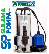 AMEGA İNTOX 750 AÇIK FANLI PASLANMAZ ÇELİK GÖVDELİ DRENAJ DALGIÇ POMPA