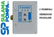 SUMAK SPTH 2x4 KW 380V 2 POMPALI HİDROFOR PANOLARI