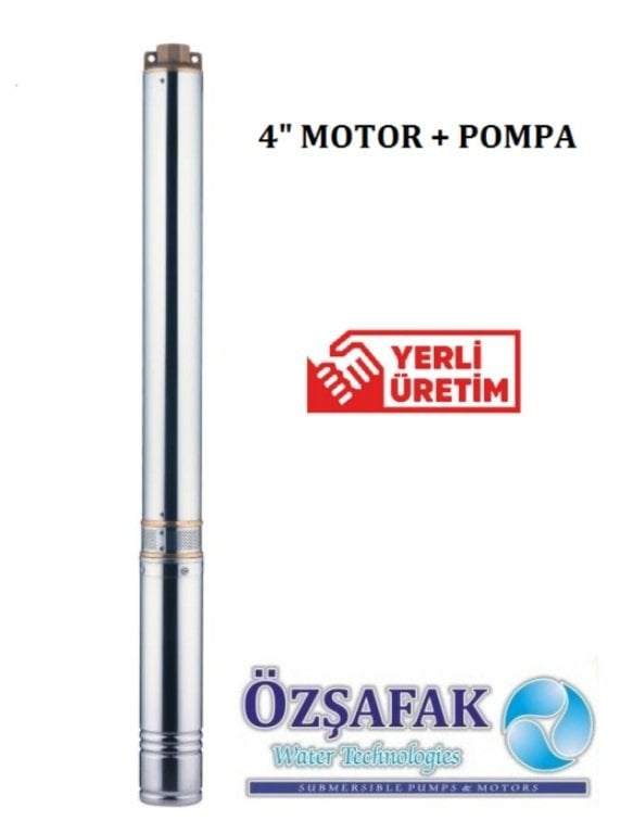 Öz Şafak  ST 3/28   2 Hp 220V  4'' Dalgıç Pompa (Motor + Pompa)