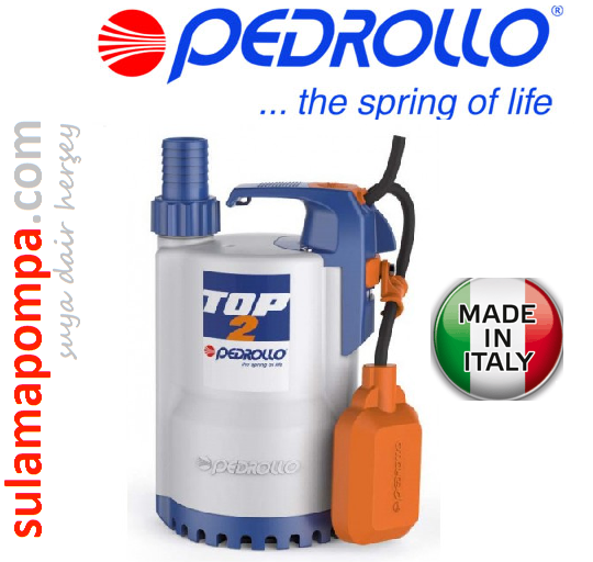 PEDROLLO TOP 5- N 1,25 HP PLASTİK GÖVDELİ DALGIÇ POMPA