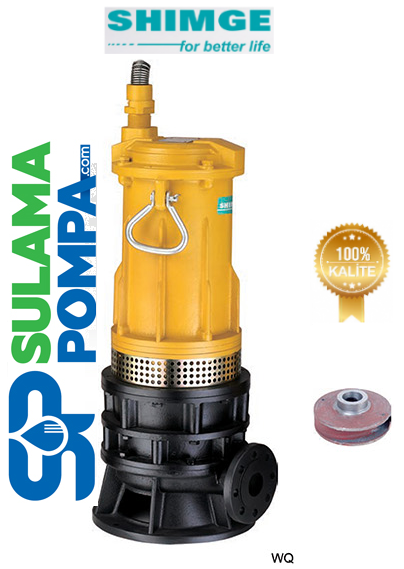 SHİMGE WQ20-75/3-9.2 12.5 HP 380V YÜKSEK BASINÇLI PİS SU DALGIÇ POMPA