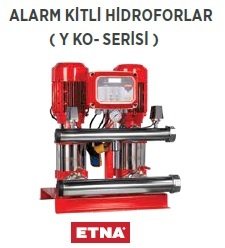 Etna Y2 KO 25/3-30     2X4 Hp 380V   İki Pompalı Alarm Kitli Yangın Hidroforu