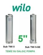 WİLO SUB-TWI5 SE 308 M   1.1kW  220V  5\'\' PASLANMAZ ÇELİK KESON KUYU DALGIÇ POMPA