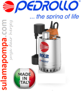 PEDROLLO RXM 3-GM 0.75 HP GİZLİ FLATÖRLÜ FULL PASLANMAZ DRENAJ DALGIÇ POMPA