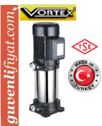 VORTEX YBT 90-06  3.HP 380W  ÇOK KADEMELİ NORLY FANLI DİK MİLLİ POMPA