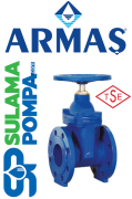 ARMAŞ PN 10-16 DN80 ELASTOMER YATAKLI KISA TİP SÜRGÜLÜ VANA