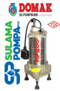 DOMAK AST1025 B5 3, HP 380V DÖKÜM GÖVDELİ BIÇAKLI FOSEPTİK DALGIÇ POMPA (PANOLU)