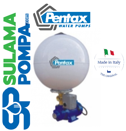 PENTAX PTX2 1.HP 220V 24 LT KÜRE TANKLI PAKET HİDROFOR 4 KAT 5 DAİRE