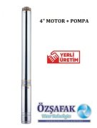 Öz Şafak  ST 12/7   2 Hp 380V  4'' Dalgıç Pompa (Motor + Pompa)