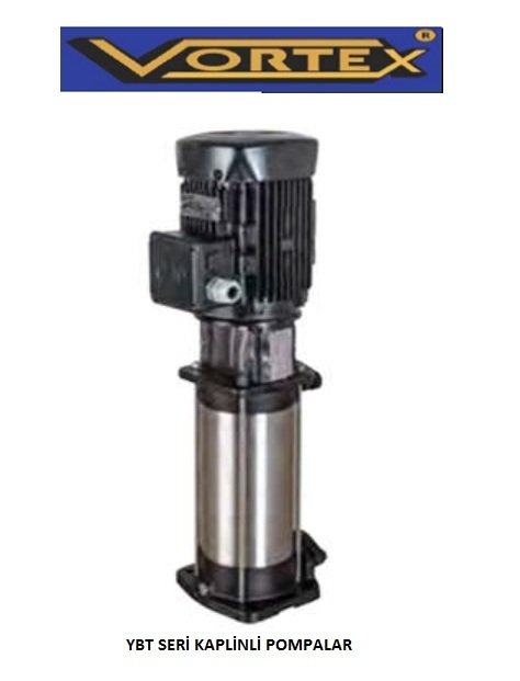 Vortex YBT 20-06  4Hp 380V Noril Fanlı Dik Milli Kaplinli Kademeli Pompa