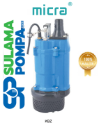 MİCRA KBZ3-2.2 3.HP 380V DÖKÜM GÖVDELİ KİRLİ SU DALGIÇ POMPA