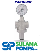 3/4'' PN16 80 DERECE BASINÇ DÜŞÜRÜCÜ (MANOMETRELİ)