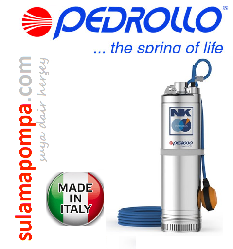PEDROLLO NKM 4/3 GE 1, 5 HP  5'' FLATÖRLÜ KESON KUYU DALGIÇ POMPA
