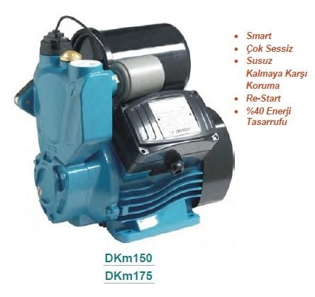 Momentum  DKm150   0.50Hp  220V  Kendinden Emişli Sürtme Fanlı Hidrofor