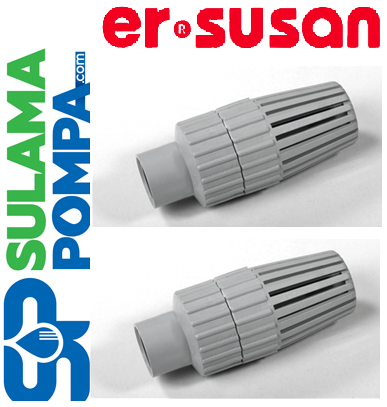 ERSUSAN 11/4'' PLASTİK YAYLI KLAPE