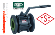 E.T.M YUSAL PN 6 DN80 KÜRESEL VANA TAM GEÇİŞLİ