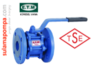 E.T.M YUSAL PN10-16 DN100 KISA TİP KÜRESEL VANA TAM GEÇİŞLİ