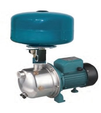 MOMENTUM PJM101C-DA3 - 1Hp - 220V - PASLANMAZ JET POMPALI PAKET HİDROFOR