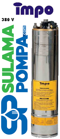İMPO 4 KW 5.5 HP 380V 4'' DALGIÇ MOTORU (ECO MOTORLUDUR)
