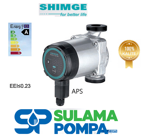 SHİMGE APS20-6-130 45W  1''x1'' GİRİÇ ÇIKIŞLI FREKANS KONTROLLÜ SİRKÜLASYON POMPA