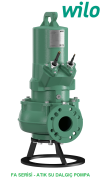 Wilo FA 08.64-278E + T 17.2-4/24H Ex  10kW 380V  Döküm Gövdeli Atıksu Drenaj Dalgıç Pompa