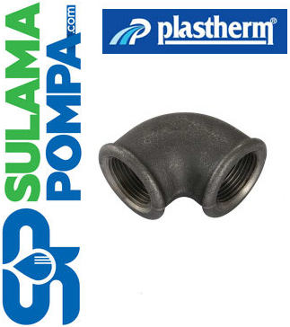 PLASTHERM 3'' SİYAH DİRSEK
