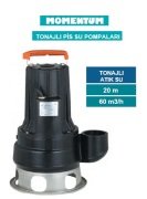 MOMENTUM V30-11-2.2T - 3HP-380V- DÖKÜM GÖVDELİ TONAJLI PİS  SU  DALGIÇ  POMPASI