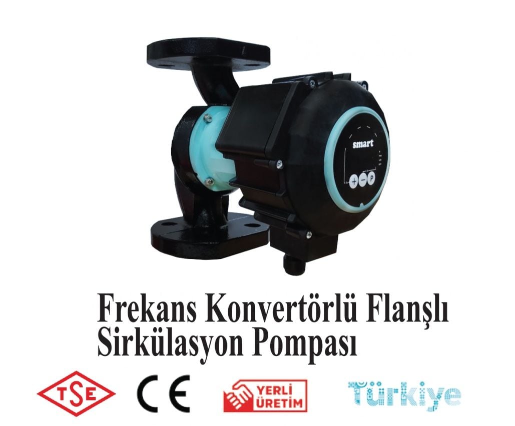 SMART   SPM 40/12 250 F eco inv  DN40  FREKANS KONTROLLÜ FLANŞLI ECO DESIGN SİRKÜLASYON POMPASI
