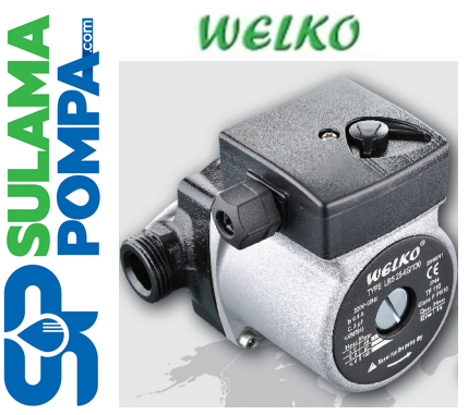 WELKO LRS 25-6S/130 1'' GİRİŞ-ÇIKIŞLI 3 HIZLI SICAK SU SİRKÜLASYON POMPASI