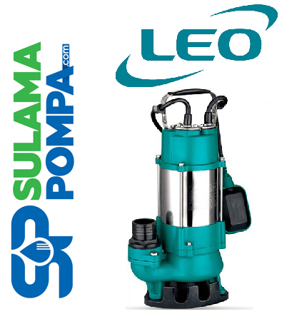 LEO XSP18-12/0.75l 1, HP PASLANMAZ GÖVDELİ KİRLİ SU DALGIÇ POMPA