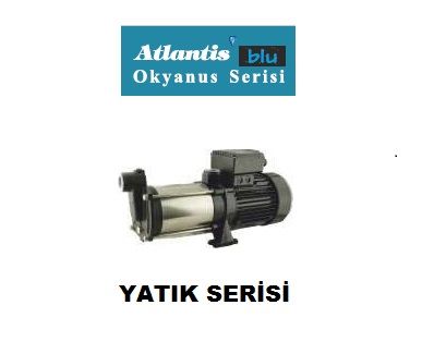 ATLANTİS YATIK 7-5M   1.5 HP-220V   YATIK MİLLİ ÇOK KADEMELİ NORİL FANLI POMPA