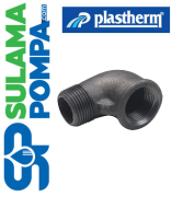 PLASTHERM 11/4'' SİYAH KUYRUKLU DİRSEK