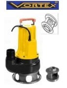 VORTEX VMCM 20 M  2HP 220V PASLANMAZ ÇELİK FANLI DÖKÜM GÖVDELİ PİS SU ASİDE DAYANIKLI KEÇELİ DALGIÇ POMPA