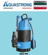 Aquastrong EKS-550PW       0.55kW 220V  Plastik Gövdeli Drenaj Dalgıç Pompa