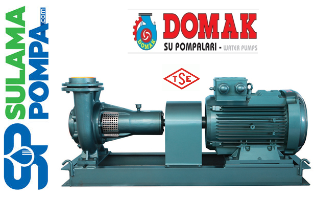 DOMAK SD540A 5.5,HP 380V TEK KADEMELİ YATAY MİLLİ POMPA