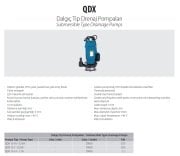 Aquastrong QDX 10-16-0.75A        0.75kW 220V  Döküm Gövdeli  Drenaj Dalgıç Pompa (Keson Kuyu)