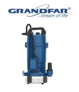 Grandfar QDX1.5-32-0.75F  1Hp 220V  Alüminyum Gövdeli Keson Kuyu Pompası (Temiz Su Drenaj Dalgıç Pompası)