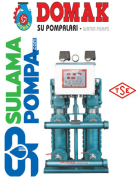 DOMAK KPDR32‐4Tİ 2x4 HP 380V PİK DÖKÜM GÖVDELİ ÇİFT POMPALI HİDROFOR (PANOLU)