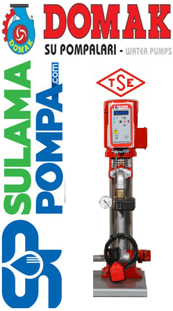 DOMAK 208‐11TB 5,5 HP 380V DİJİTAL PANOLU TEK POMPALI HİDROFOR