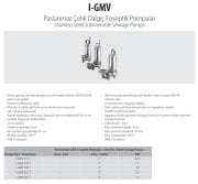 Aquastrong  I-GMV 520 T      1.1kW 380V   Komple Paslanmaz Çelik  Foseptik Dalgıç Pompa