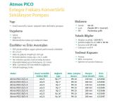 WİLO ATMOS PİCO 25/1-8  - 1\'\' ÇIKIŞLI DİŞLİ BAĞLANTILI FREKANS KONVERTÖRLÜ SİRKÜLASYON POMPASI 180 mm