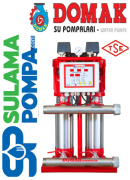 DOMAK 212‐10Tİ 2x7,5 HP 380W DİJİTAL PANOLU ÇİFT POMPALI HİDROFOR