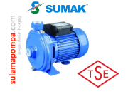 SUMAK SMT100-P 1.HP 380W  PASLANMAZ BRONZ ÇARKLI SANTRİFÜJ POMPA