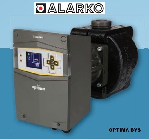 Alarko OPTIMA BYS 3/10-180   Dişli Tip Frekans Kontrollü Sirkülasyon Pompası - Dijital Ekran