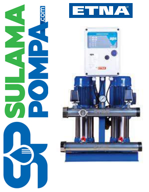 ETNA 2P-EPH C M66 2x3 HP 380V İKİ POMPALI KORUMA PANOLU HİDROFOR